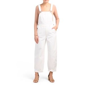 NWT Levi’s Baggy Overalls Clean Sweep White
